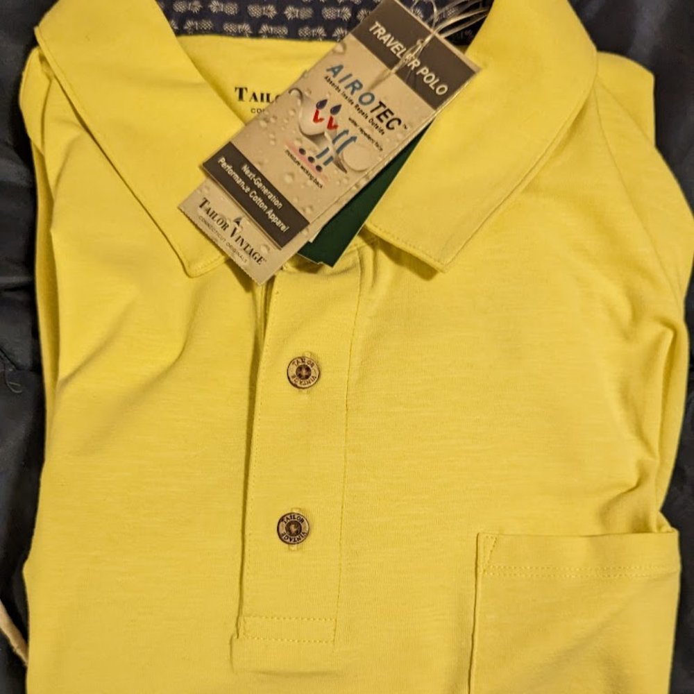 Tailor Vintage Connecticut Originals - Yellow Polo (Never worn)